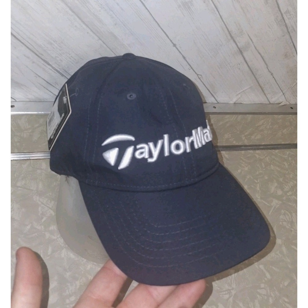 TaylorMade Tour Navy Blue Snapback Golf Hat/Cap Brand New W Tags Sports